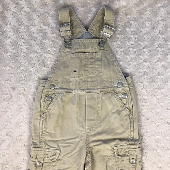 GAP Other - Baby Gap Bib Overalls Tan Khaki 12-18 Months